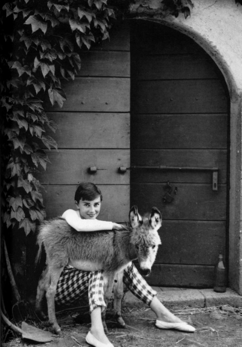 Одри Хепберн, 1955 год. Норман Паркинсон (Norman Parkinson) - мастер модной фотографии.