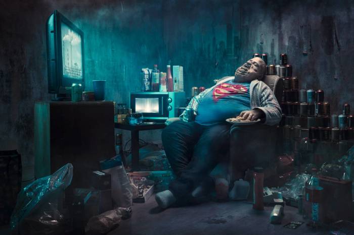 Супермен в отставки. Автор: Juhamatti Vahdersalo.
