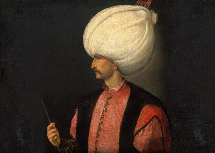 Сулейман Великолепный из Османской империи, Тициан, 1530 год. \ Фото: dailysabah.com.