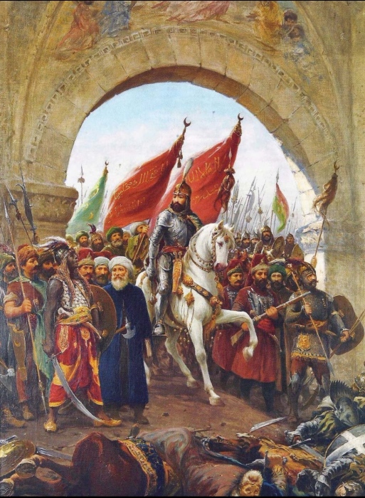 Мехмед II, входящий в Константинополь. \ Фото: commons.wikimedia.org.
