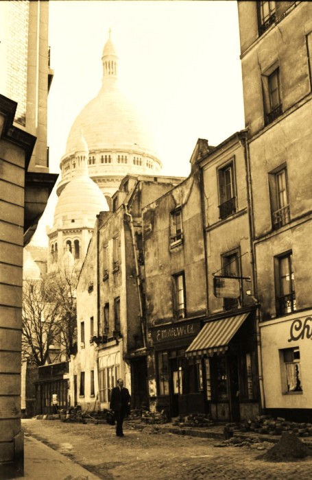  Сакре-Кер, Париж, 1956 год. Автор: Maurice Sapiro.