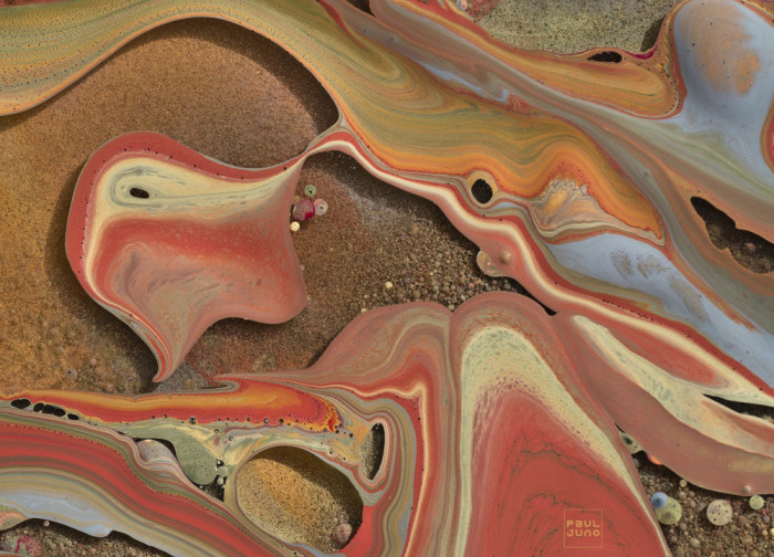 Буйство красок, минимум штрихов и гармонично-сбалансированная композиция. Абстрактные работы Поля Джуно (Paul Juno).