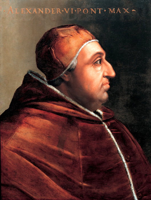 Папа Александр VI стал отцом девяти детей. \ Фото: google.com.ua.