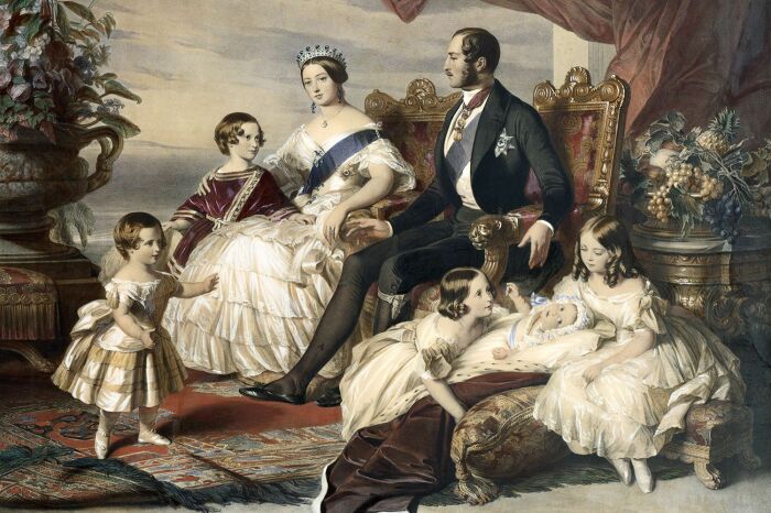 Семья королевы Виктории. \ Фото: pinterest.ca.