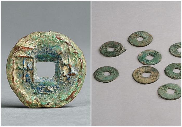 Бань-лян (монеты в пол-унции), династия Цинь, 210 год до н.э.