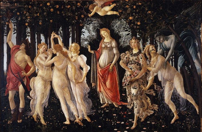 Весна (1482 г.) - Боттичелли.