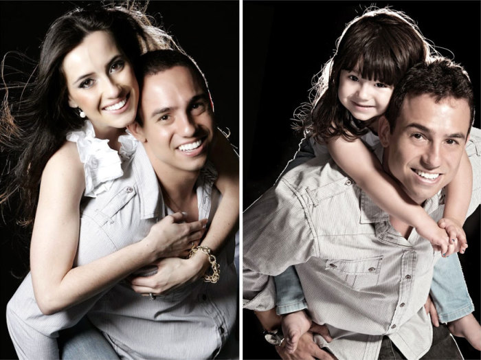 Серия фотографий, созданная в память о жене, погибшей в автокатастрофе. На фото: Рафаэль Дель Коль (Rafael Del Col) и его четырехлетняя дочь Раиса.