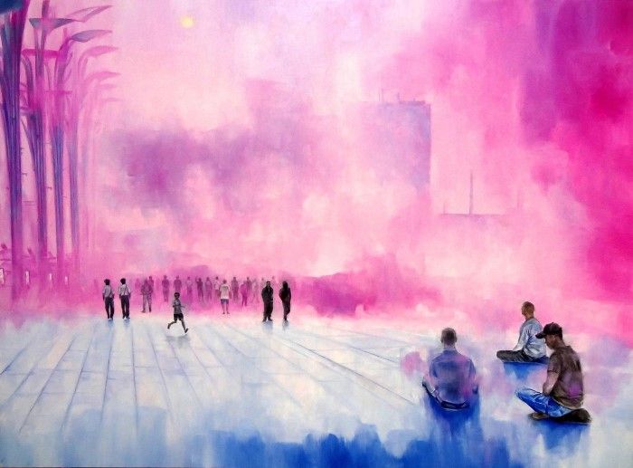 Розовый туман. Автор: Raphael Bouyer.