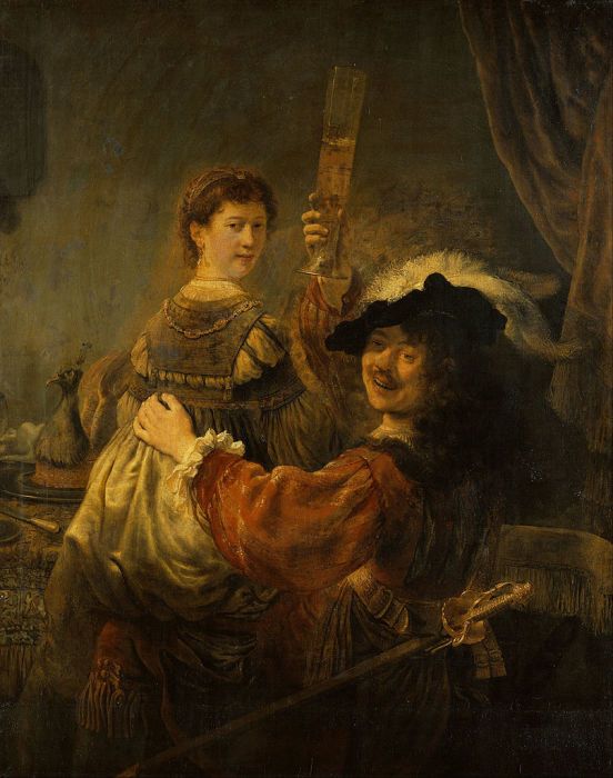 Блудный сын в таверне, Рембрандт. / Фото: ifthenisnow.eu.