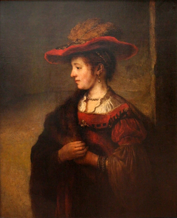 Портрет молодой Саскии, Рембрандт. / Фото: wikimedia.org.