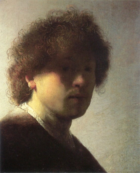 Рембрандт ван Рейн: автопортрет, 1628 год. \ Фото: aylishgiamei.blogspot.com.