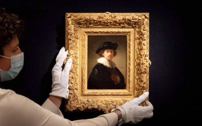 Тот самый рекордсмен: Автопортрет Рембрандта, 1632 год. \ Фото: google.com.