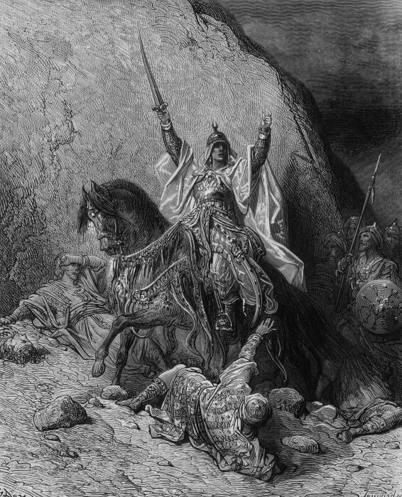 Гравюра Саладин, Гюстав Доре, XIX век. \ Фото: thoughtco.com.