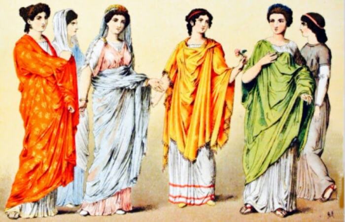 Повседневная жизнь римских женщин. \ Фото: infocamp.cat.