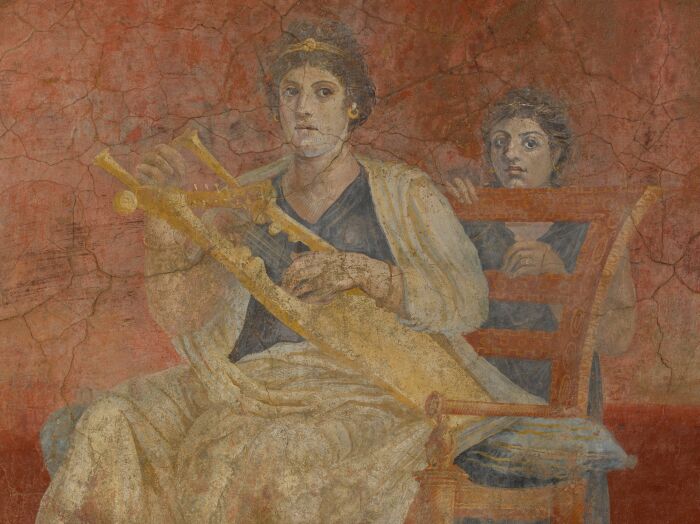 Римская настенная живопись, вилла Фанния Синистра в Боскореале, ок. 50-40 до н. э. \ Фото: pinterest.it.