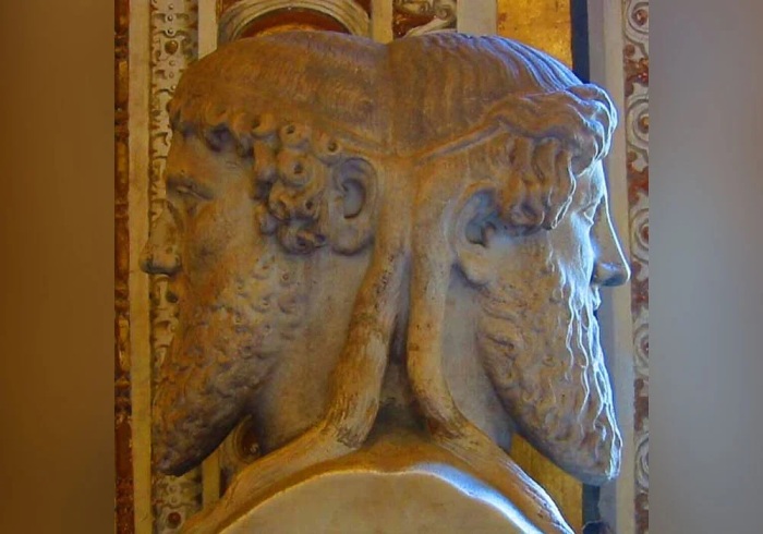 Янус (лат. Ianus) — двуликий бог в древнеримской мифологии. \ Фото: bing.com.