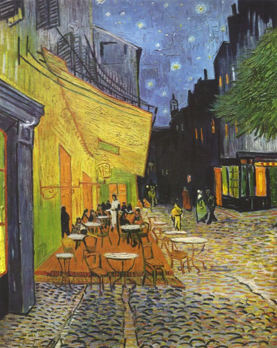 «Ночная терраса кафе» — картина нидерландского живописца Винсента ван Гога. \ Фото: ru.m.wikipedia.org.