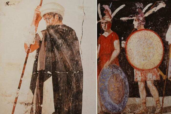 Картины древних македонских воинов, последняя четверть четвертого века до нашей эры. \ Фото: yandex.ua.