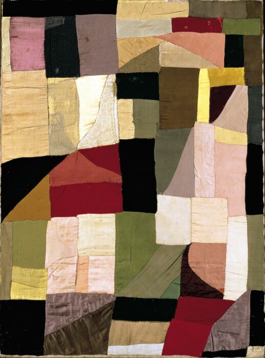 Одеяло от Сони Делоне, 1911 год. \ Фото: tumblr.com.