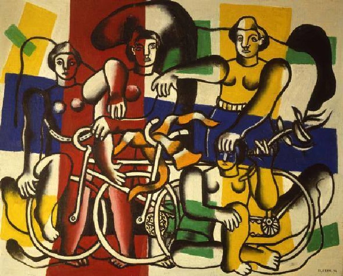 Фернан Леже: Les Deux Bicyclettes. \ Фото: google.com.ua.