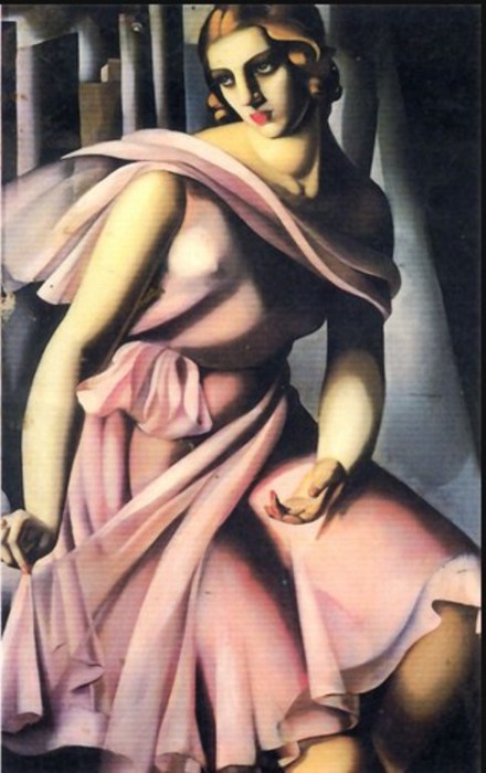 Портрет Романы де Ла Саль, 1928 год. Автор: Тамара де Лемпицка (Tamara de Lempicka).