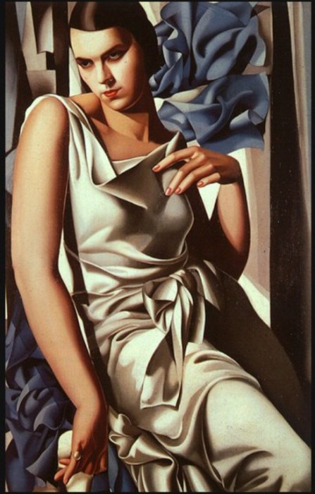 Портрет мадам М, 1930 год. Автор: Тамара де Лемпицка (Tamara de Lempicka).