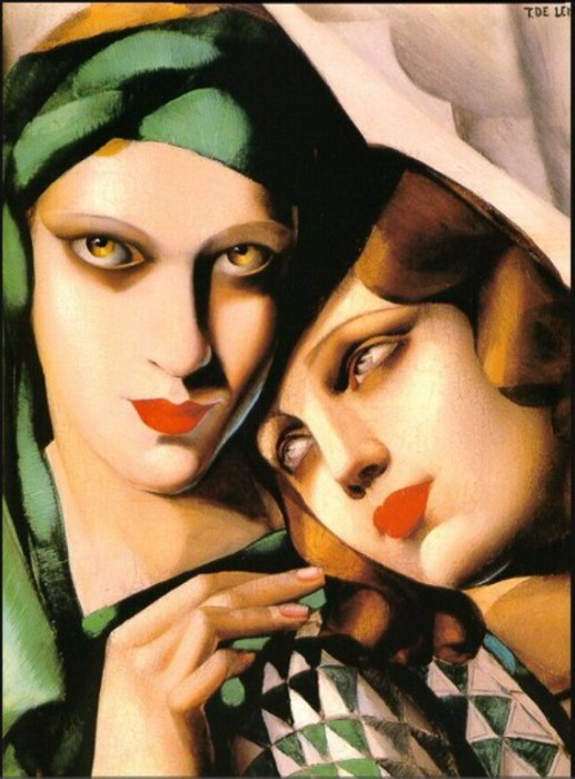 Зелёный тюрбан, 1930 год. Автор: Тамара де Лемпицка (Tamara de Lempicka).