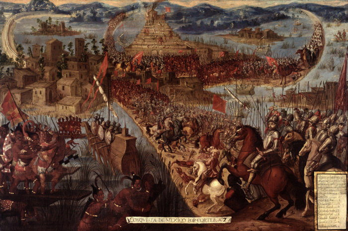 Завоевание Теночтитлана. \ Фото: en.wikipedia.org.