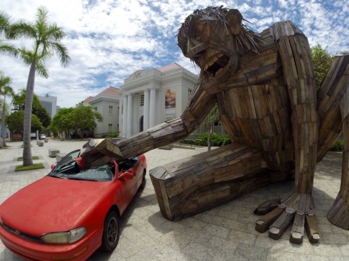 Машина Вилсона, Сан-Хуан, Пуэрто-Рико. Автор: Thomas Dambo.