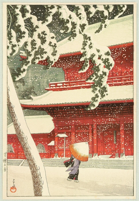 Двадцать видов Токио, 1925-30 гг. Автор: Кавасэ Хасуй.