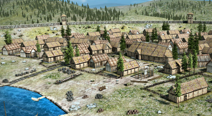Поселения викингов. \ Фото: mozaweb.com.