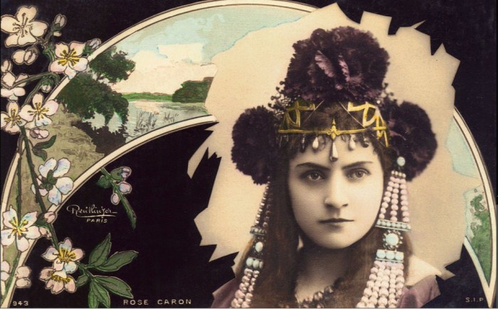 Французская оперная певица Роза Карон, 1905 год.