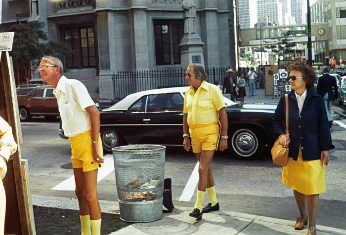 Жёлтый бум, Чикаго, 1975 год. Автор: Vivian Maier.