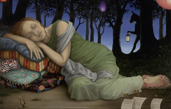 Сон в летнюю ночь. Автор: Wendy Mould.