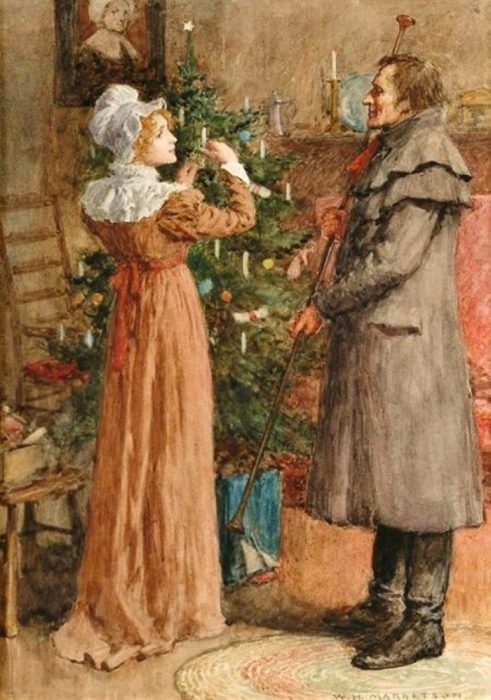 Первое Рождество. Автор: William Henry Margetson.