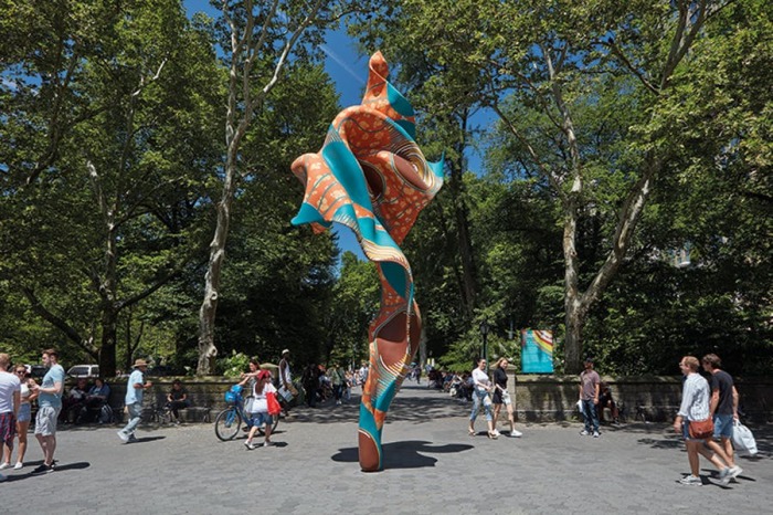 Скульптура ветер, 2018 год. \ Фото: apollo-magazine.