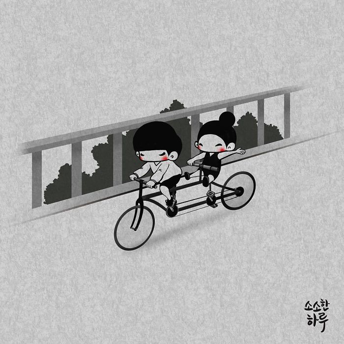 Прогулка на велосипеде. Автор: Young Joo Kim.