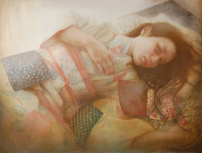 Нежные женские образы в работах японского художника  Юны Тсуру. 