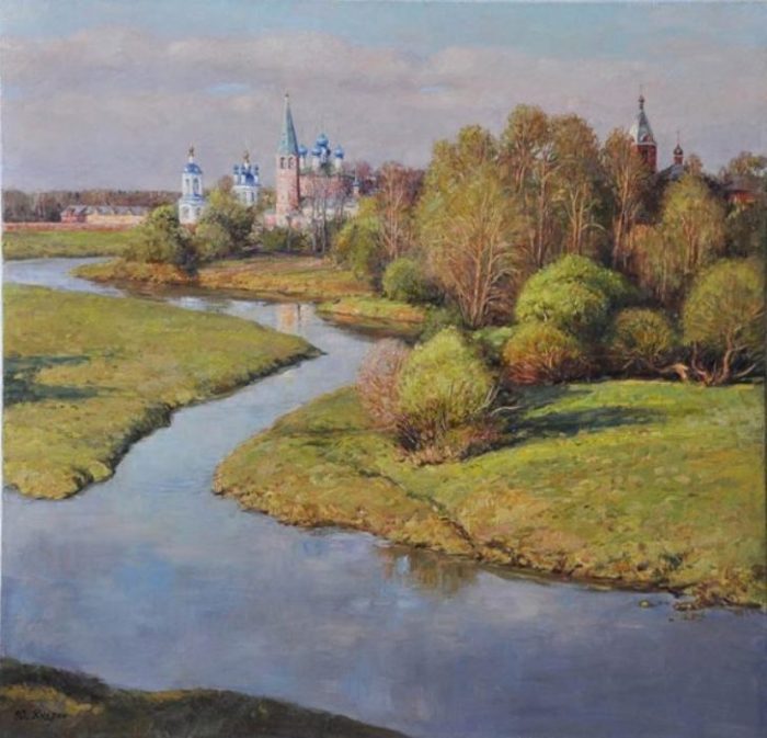 Течёт река Теза. Автор: Юрий Кудрин.
