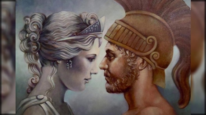 Хитрая и коварная богиня Афродита и Арес. \ Фото: i.ytimg.com.