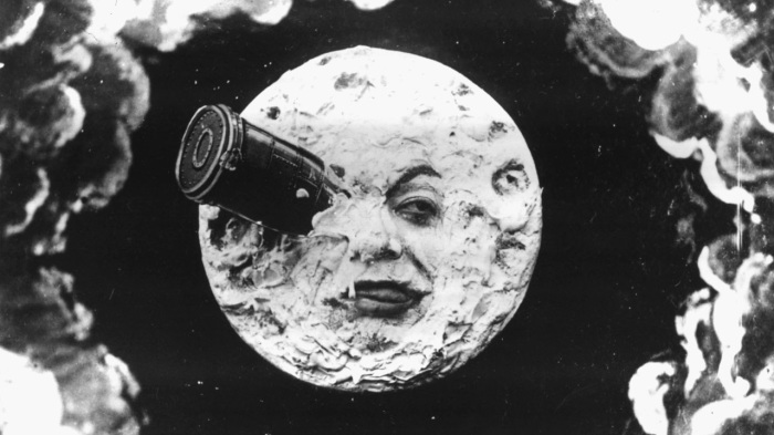 Кадр из фильма Путешествие на Луну.