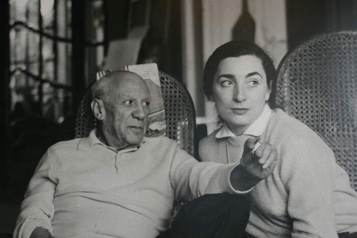Пабло Пикассо и Жаклин Рок. \ Фото: google.com.