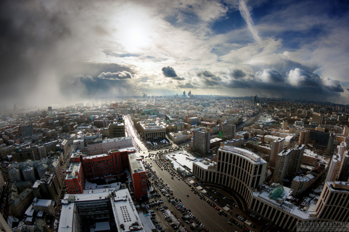 Буря в Москве. Автор фото: Sergey Alimov.