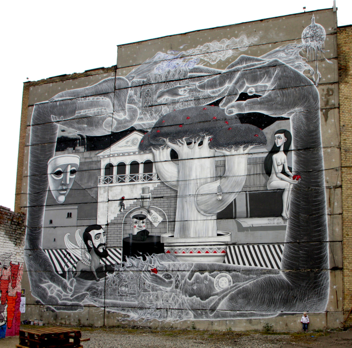 Необычные граффити от Алексея Кислова. 