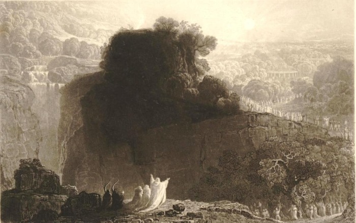 Алтарь друида, Уильям Оверенд Геллер, 1830-е годы. \ Фото: britishmuseum.org.