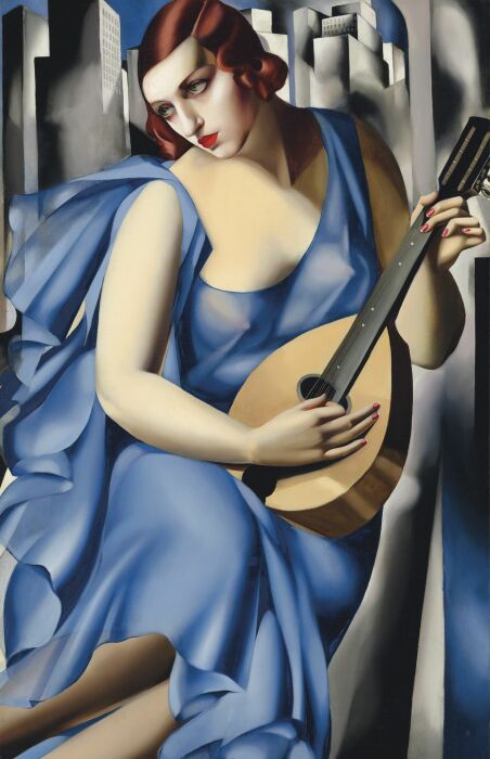 La Musicienne, Тамара Лемпицка, 1929 год. \ Фото: bloombergquint.com.