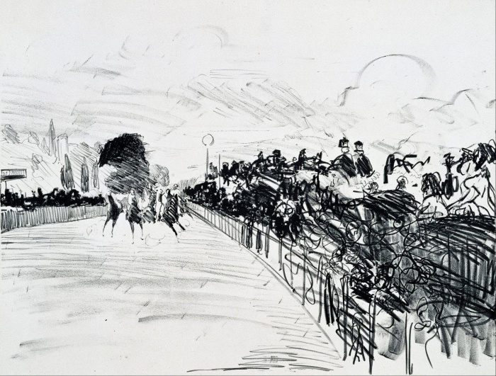 Скачки (Les Courses), Эдуард Мане, 1865-72 гг. \ Фото: ja.wikipedia.org.