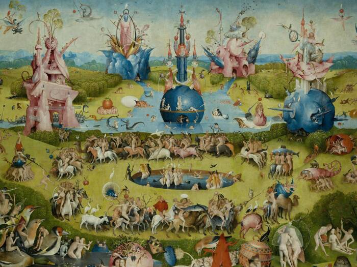 Фрагмент: Сад земных наслаждений, Иероним Босх, 1490-1500 гг. \ Фото: wired.co.uk.