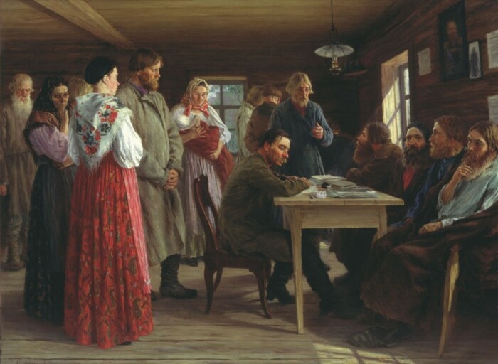 Волостной суд, Михаил Иванович Зощенко, 1888 год. \ Фото: livejournal.com.