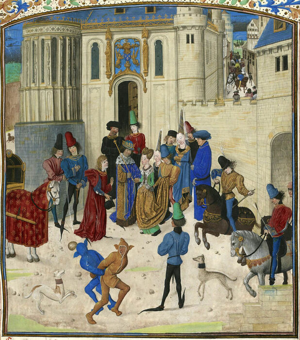 Прибытие Изабеллы Баварской в Париж. Миниатюра из «Хроник» Фруассара, XV век. \ Фото: google.com.